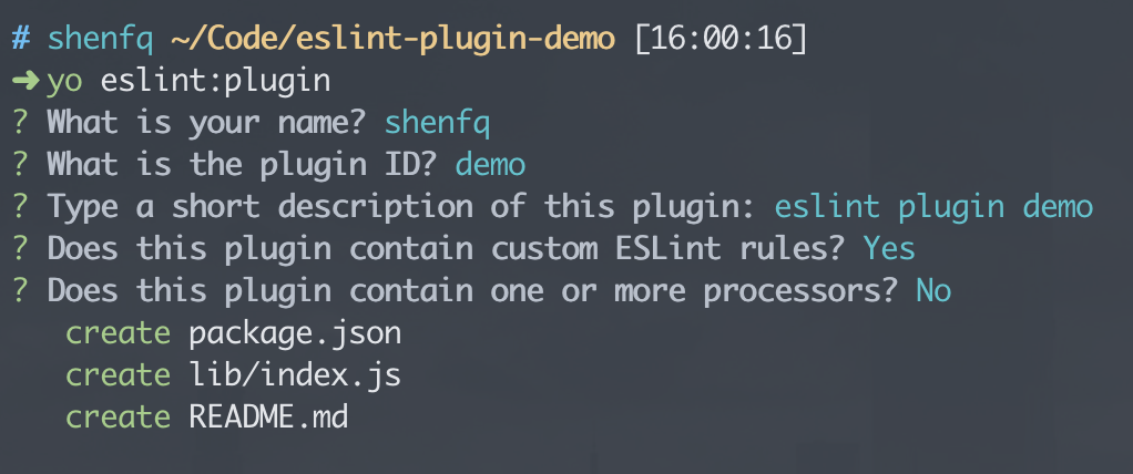 eslint:plugin